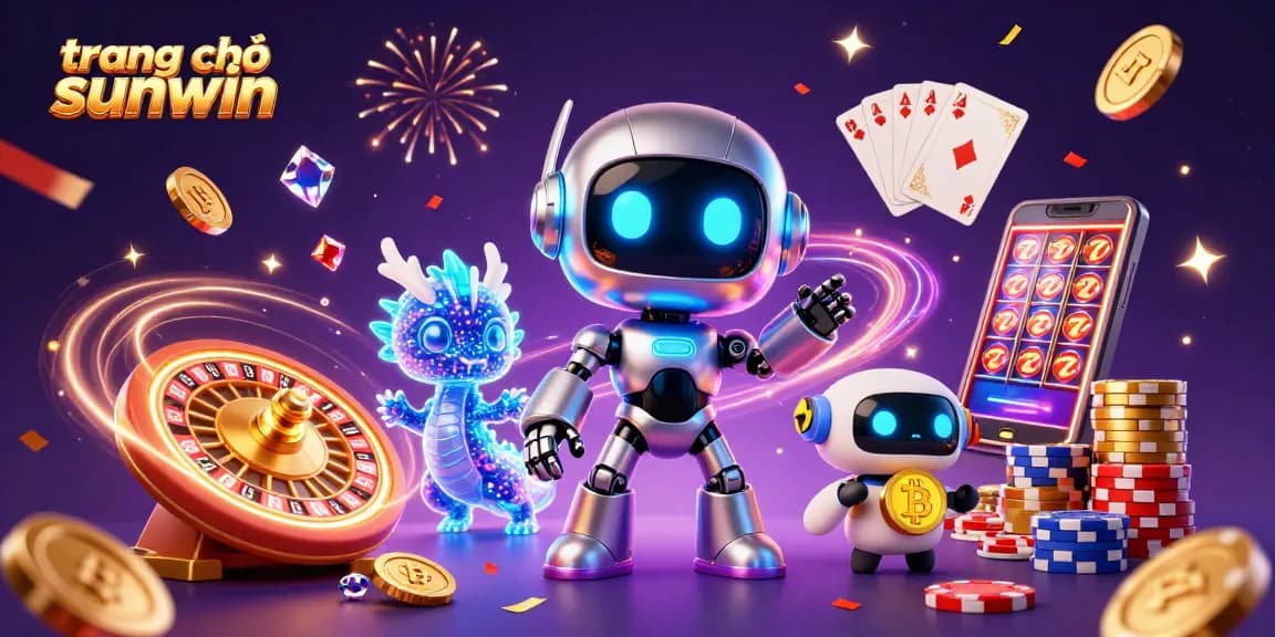 Win big at trang chủ sunwin with colorful 3D gaming elements and glowing characters.