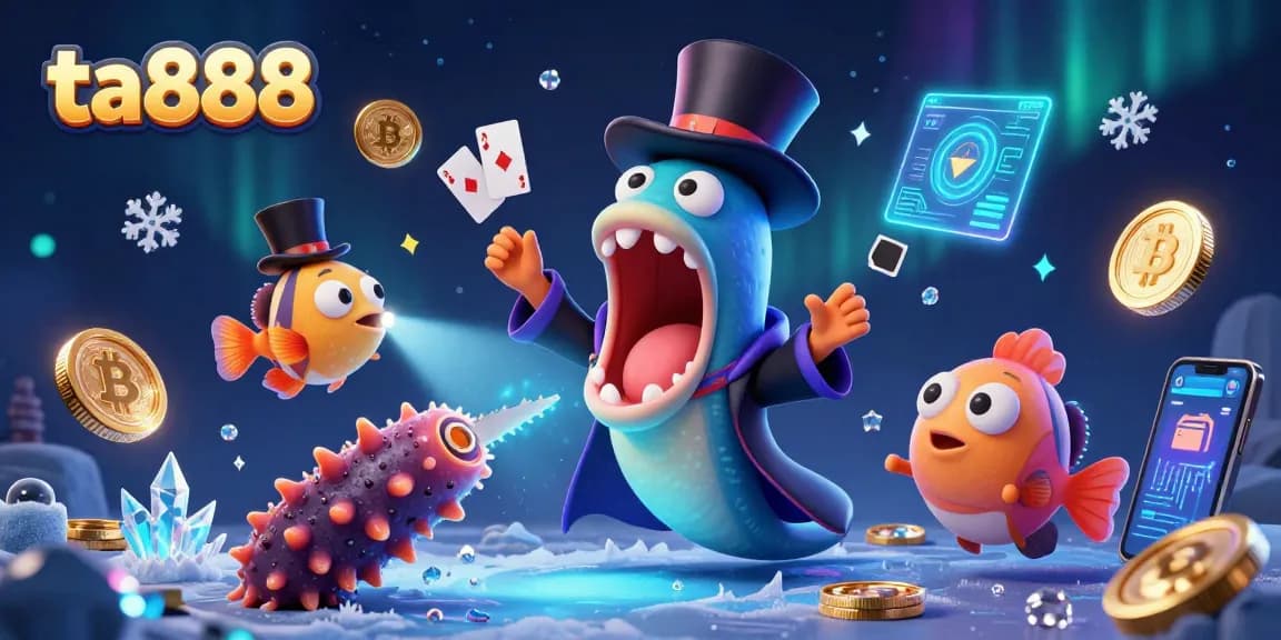 Engage in thrilling gameplay with ta888 in a vibrant underwater casino scene.