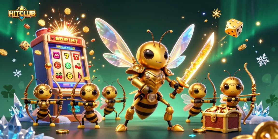 Experience thrilling gameplay at HITCLUB with vibrant slot machine action and casino excitement.
