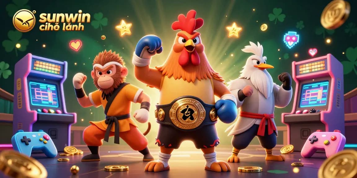 Experience the fun of sunwin chính hãng with energetic characters and vibrant gaming elements.