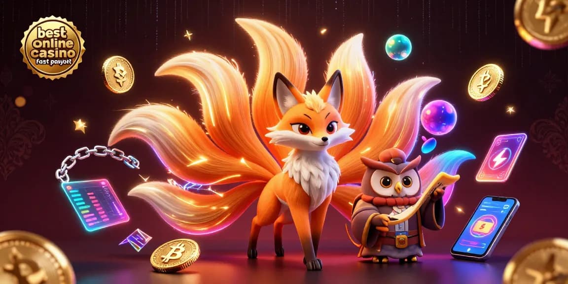Experience gaming at its finest with the best online casino fast payout illustration showcasing vibrant characters and elements.