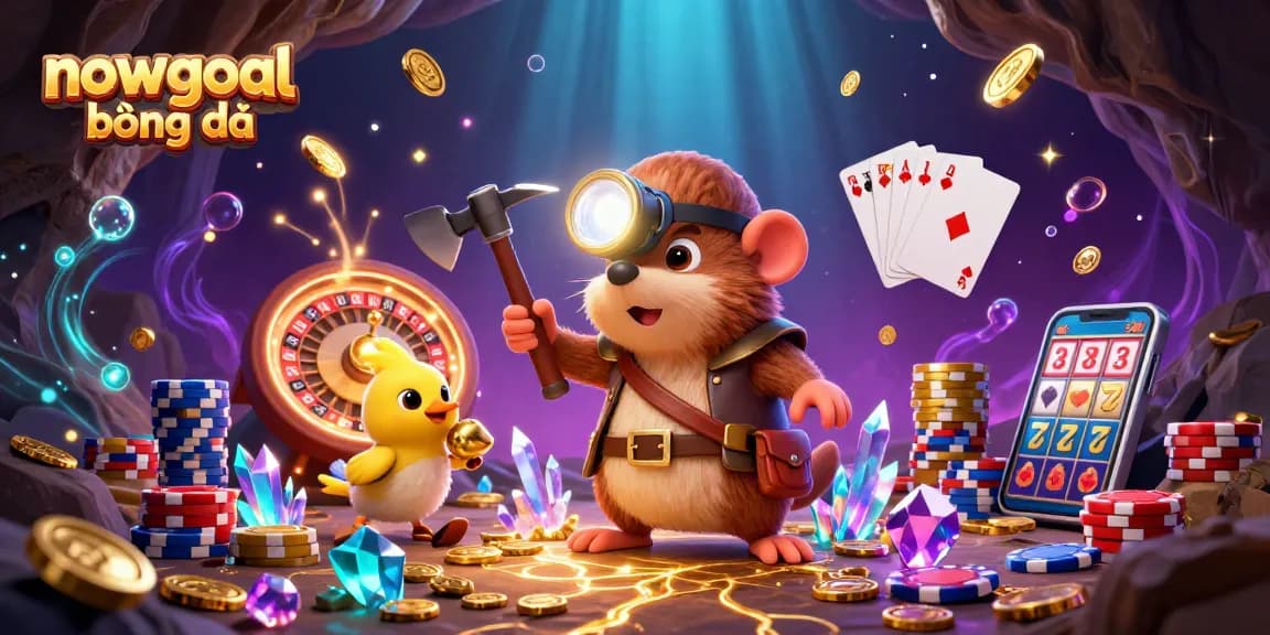Experience thrilling action with nowgoal bóng đá as the mole mines for treasures amidst flying coins and gems.
