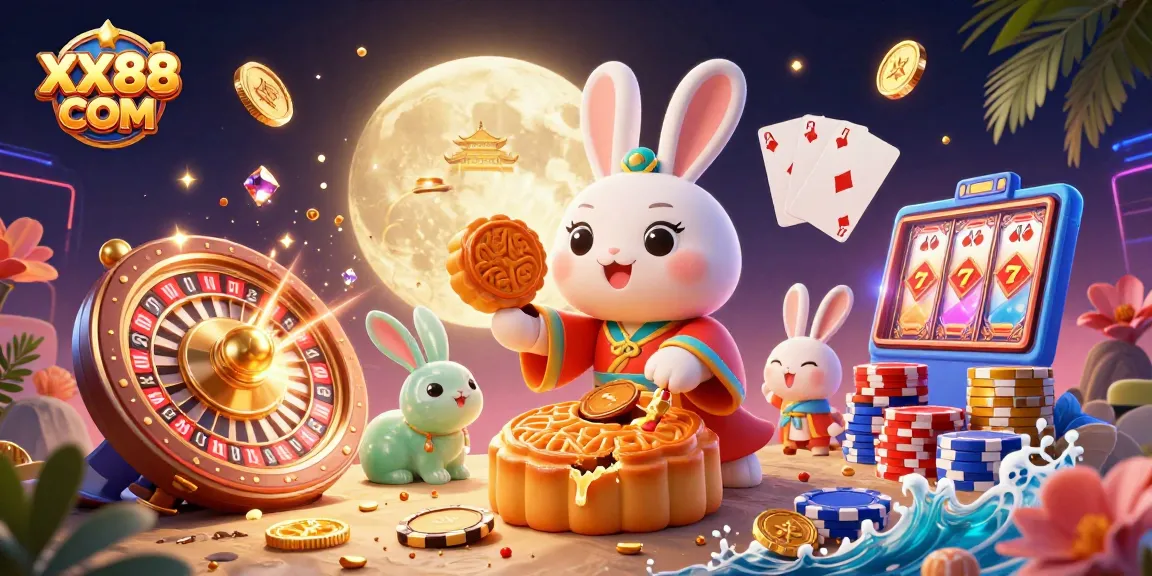 Join the exciting action at XX88 COM with a vibrant scene of fortune and gaming