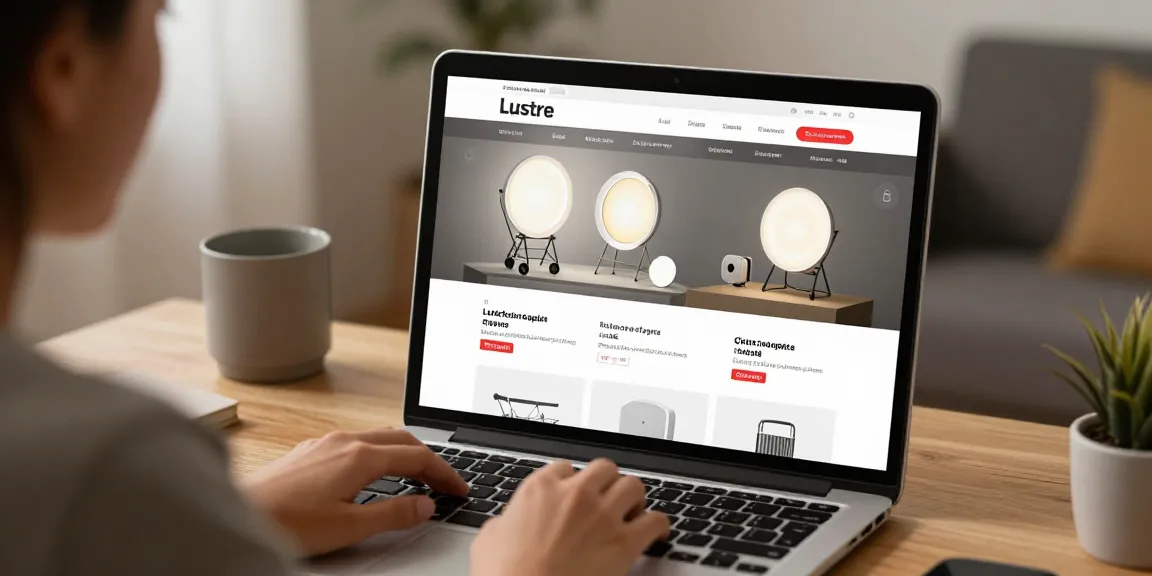 Lustre LED online shopping with exciting deals in a digital marketplace.